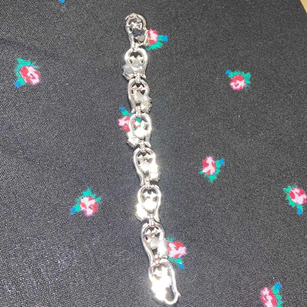 Vintage rhinestone bracelet - Picture 8 of 11